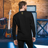 Black RNC Essential Artist's Premium Sweatshirt, crafted from high-quality cotton blend with a soft fleece interior for a cozy and comfortable everyday artistic style.