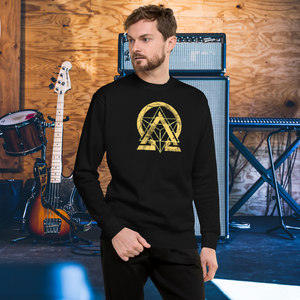 Black RNC Essential Artist's Premium Sweatshirt, crafted from high-quality cotton blend with a soft fleece interior for a cozy and comfortable everyday artistic style.