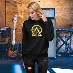 Black RNC Essential Artist's Premium Sweatshirt, crafted from high-quality cotton blend with a soft fleece interior for a cozy and comfortable everyday artistic style.