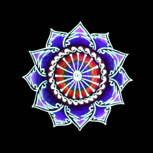 Lotus Spiral Chakra UV T-Shirt UV