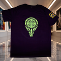 Mystic Totem UV T-Shirt black front product image.