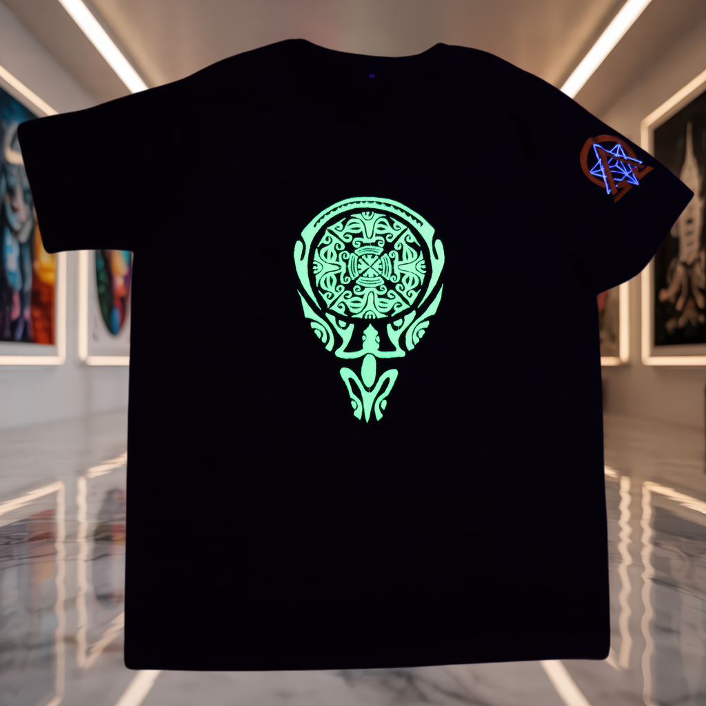 Mystic Totem UV T-Shirt detail product image.
