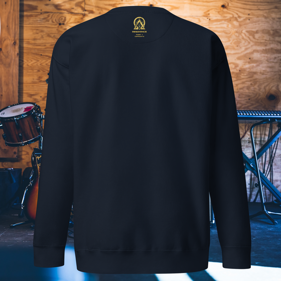 Navy RNC Essential Artist's Premium Sweatshirt, seamlessly combining a rich deep blue tone with superior comfort and warmth for passionate artists and creatives.