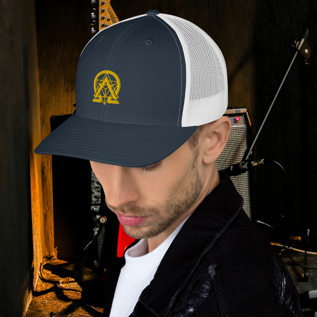 rnc4music Trucker-Cap – Navy Nahaufnahme, Lifestyle