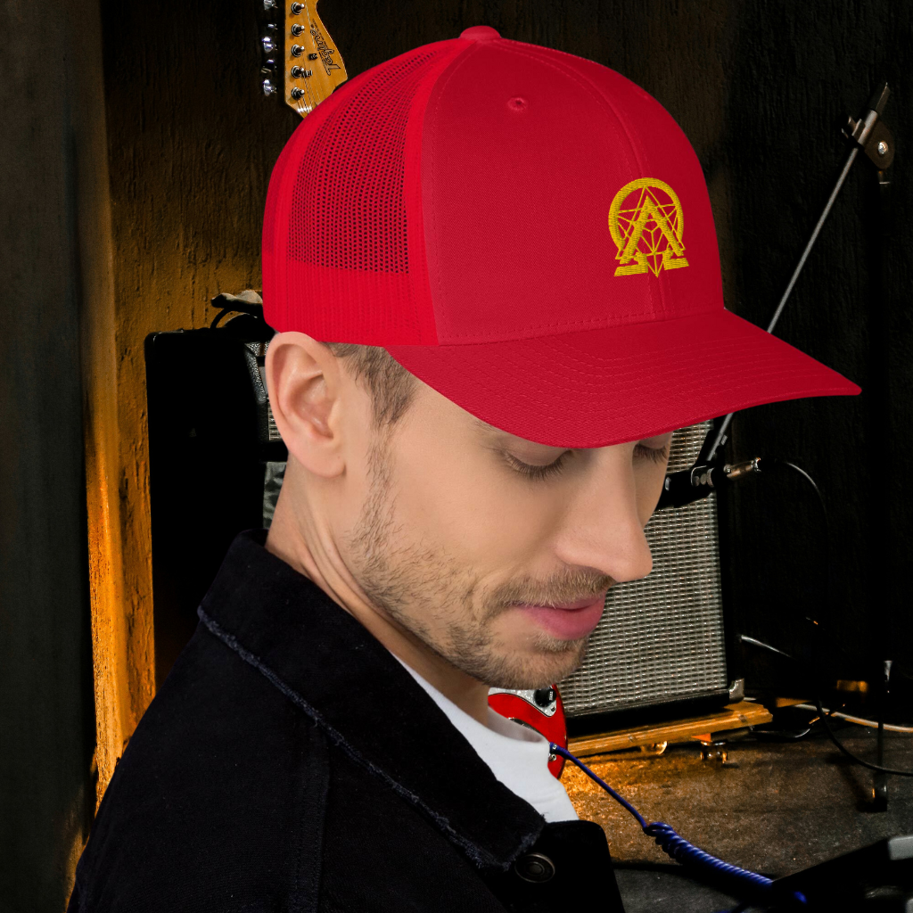 rnc4music Trucker-Cap – Rot schräg, Lifestyle