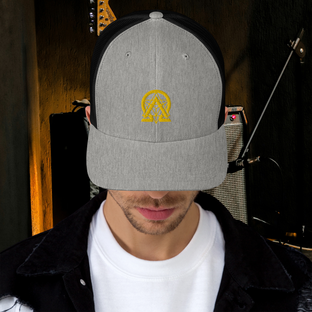 rnc4music Trucker-Cap – Navy Rückseite