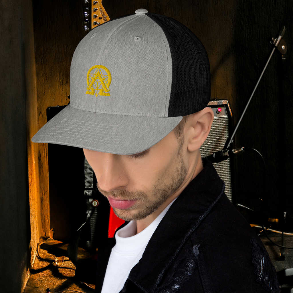 rnc4music Trucker-Cap – Anthrazit Vorderseite