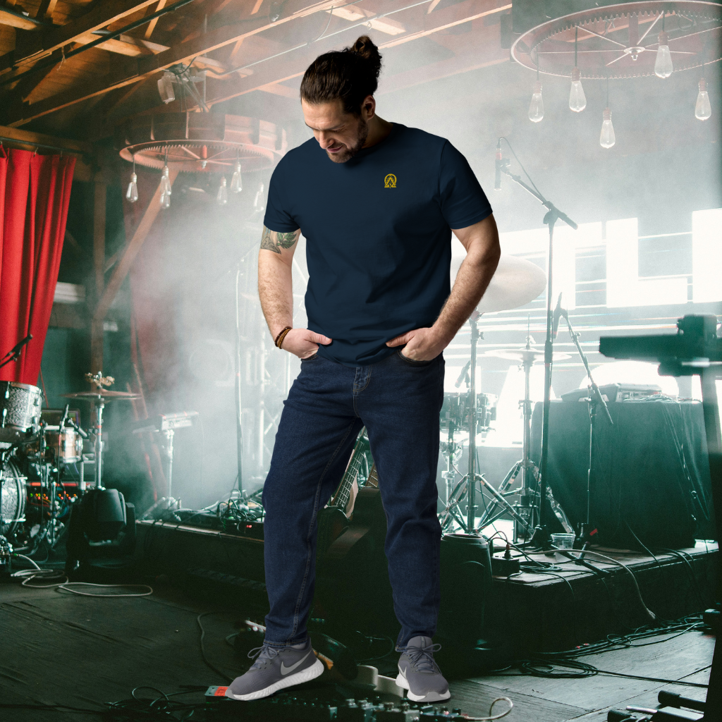 rnc4music Vereins-T-Shirt – Weiß Seitenansicht