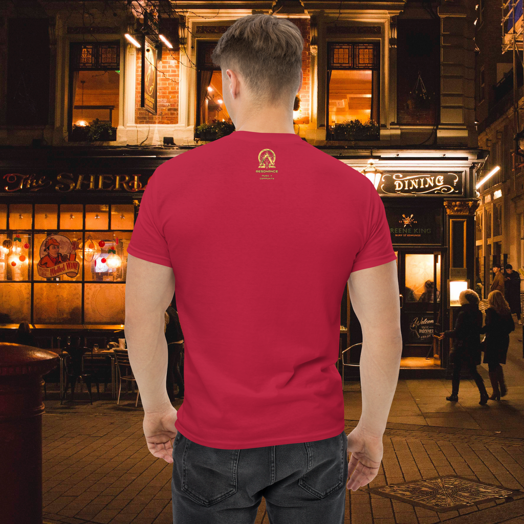 RNC Essential Artist's Classic Tee cardinal back product image.