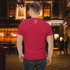 Striking cardinal shade of the RNC Essential Artist's Classic Tee, exuding warmth and style. A vivid choice for those looking to make a confident statement in their wardrobe.