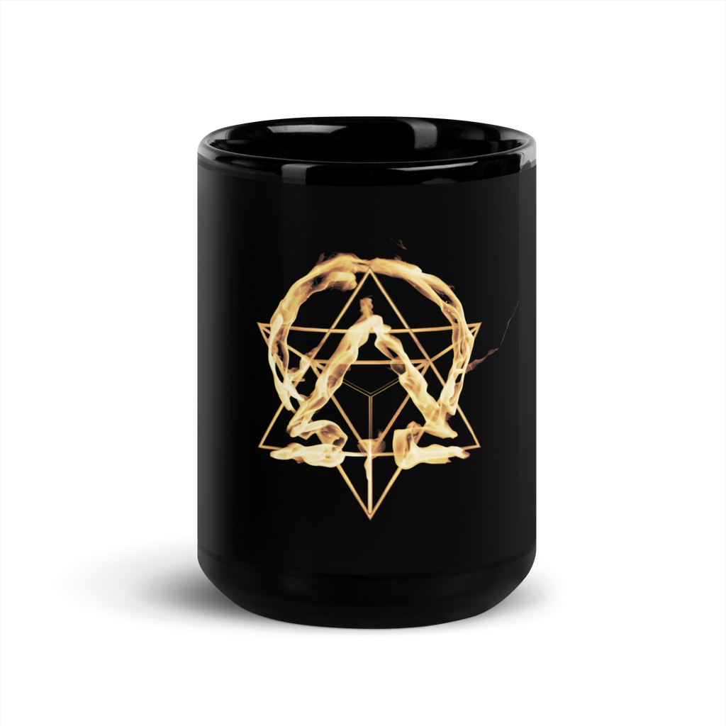 Resonance Black Glossy Mug artwork product image.