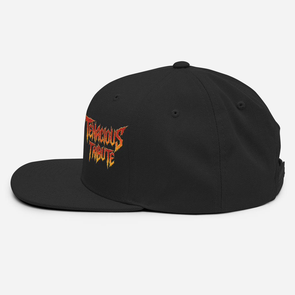 Tenacious Tribute Snapback Hat navy side product image.