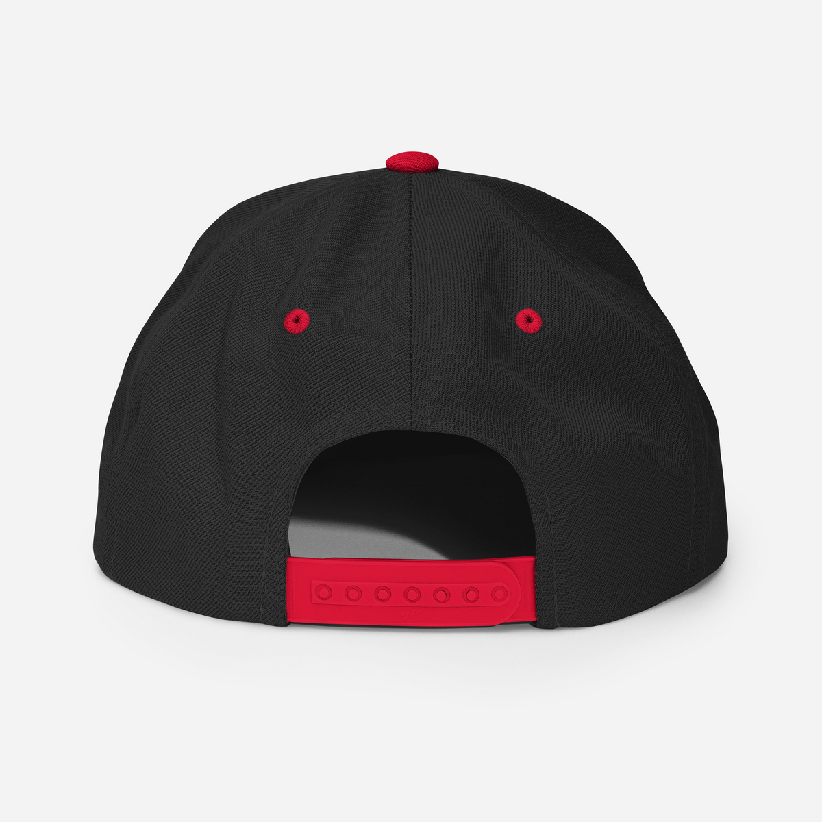 Tenacious Tribute Snapback Hat charcoal front product image.