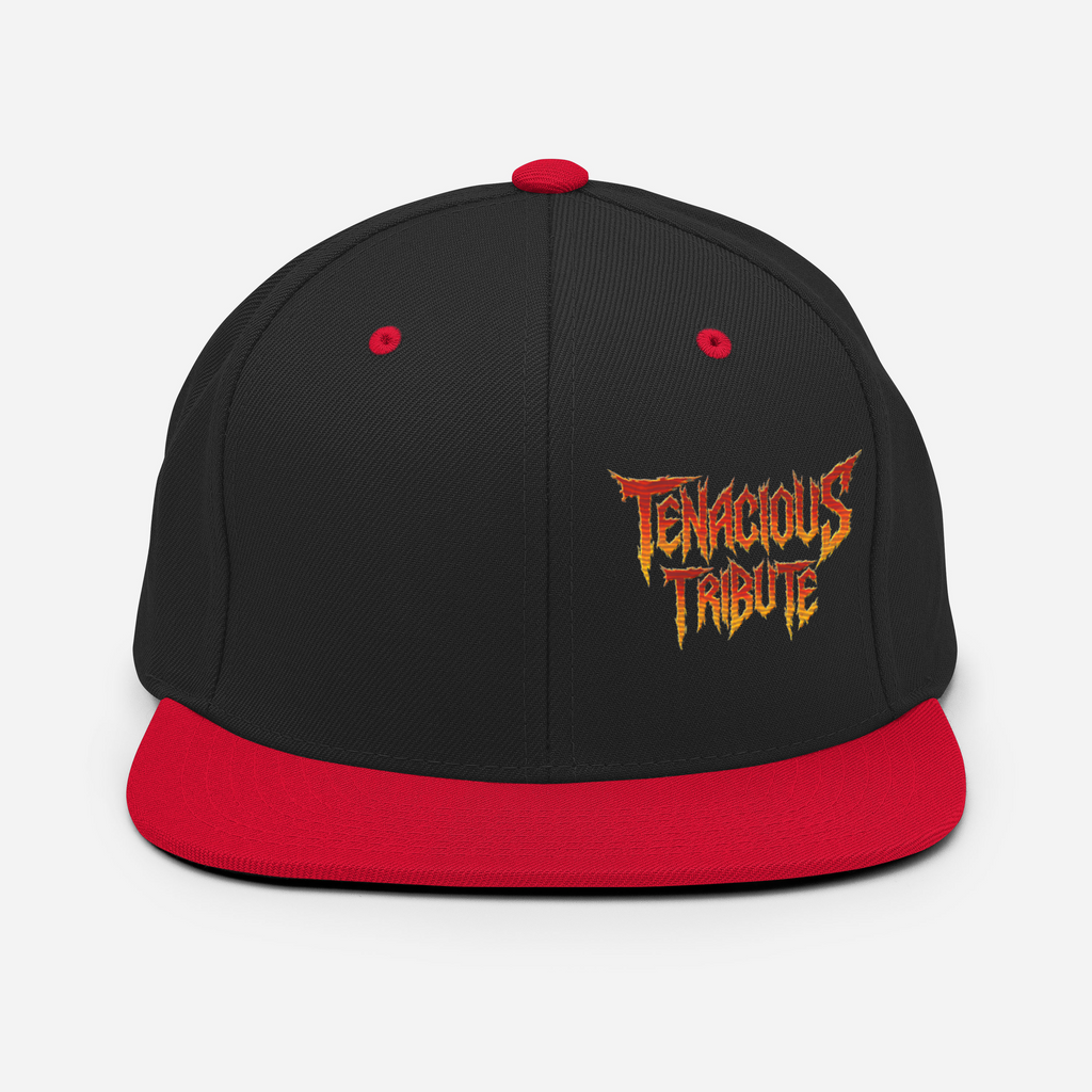 Tenacious Tribute Snapback Hat charcoal side product image.
