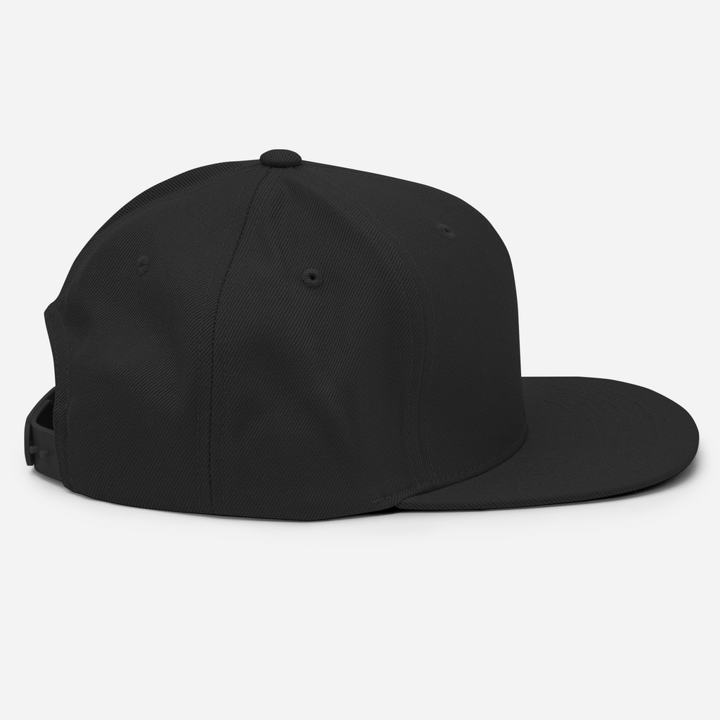 Tenacious Tribute Snapback Hat navy back product image.