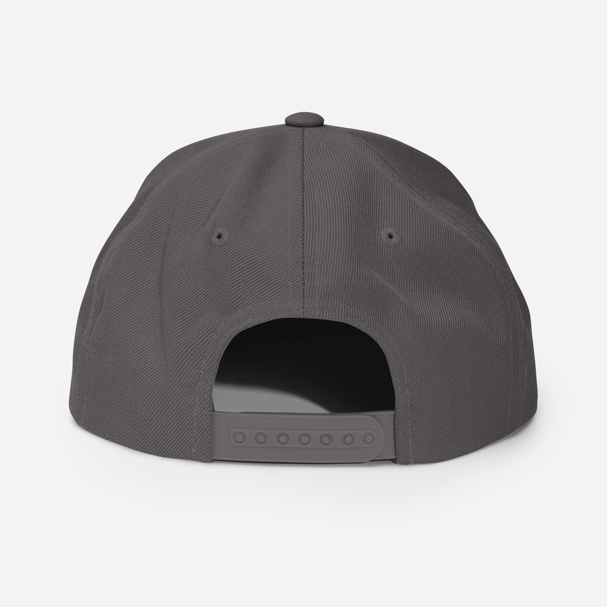 Tenacious Tribute Snapback Hat dark-grey back view.