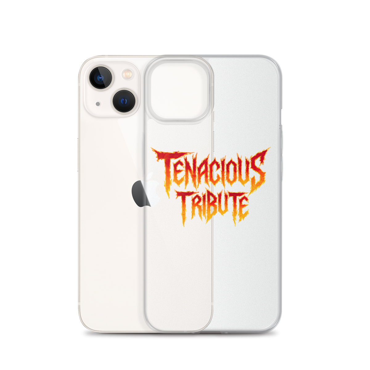 Resonance Clear Case for iPhone 13 with phone view.