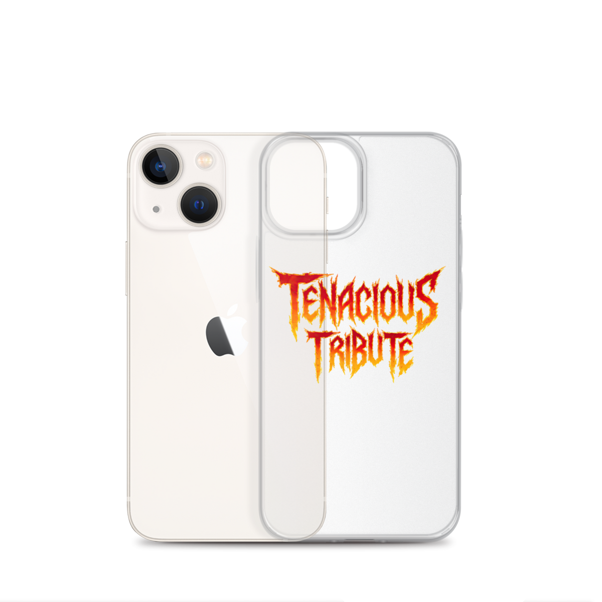 Resonance Clear Case for iPhone 13 Mini with phone view.