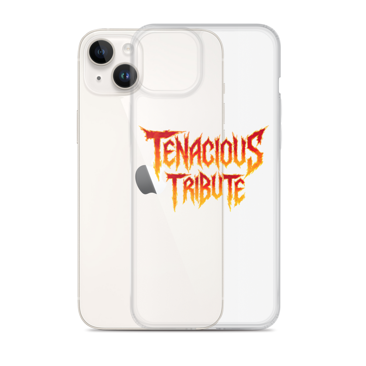 Resonance Clear Case for iPhone 14 Plus with phone view.