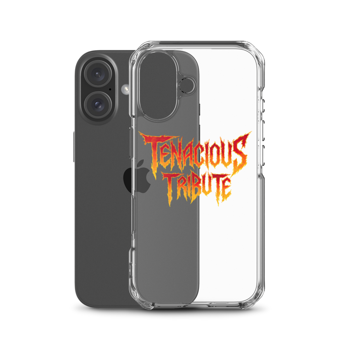 Resonance Clear Case for iPhone 16 with phone view.