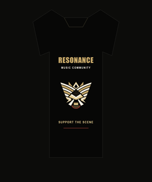 Resonance Music Community Supporter Tee black shirt preview