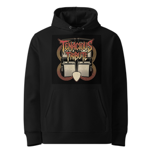 Tenacious Tribute Logo Amp Stack Organic Hoodie mockup