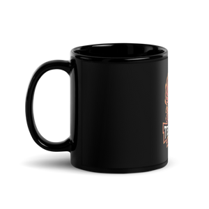 Tenacious Tribute Phoenix Logo Black Mug Printful mockup