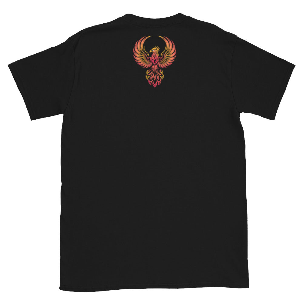 Tenacious Tribute T-Shirt black back product image.