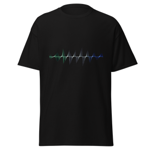 Community Frequency Tee black front product image.