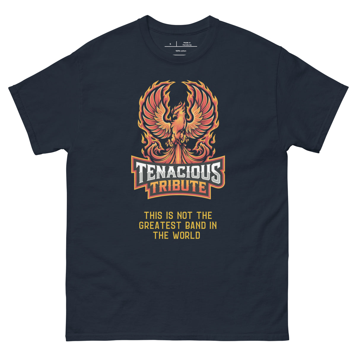 Tenacious Tribute Logo-T-Shirt – Weiß Vorderseite