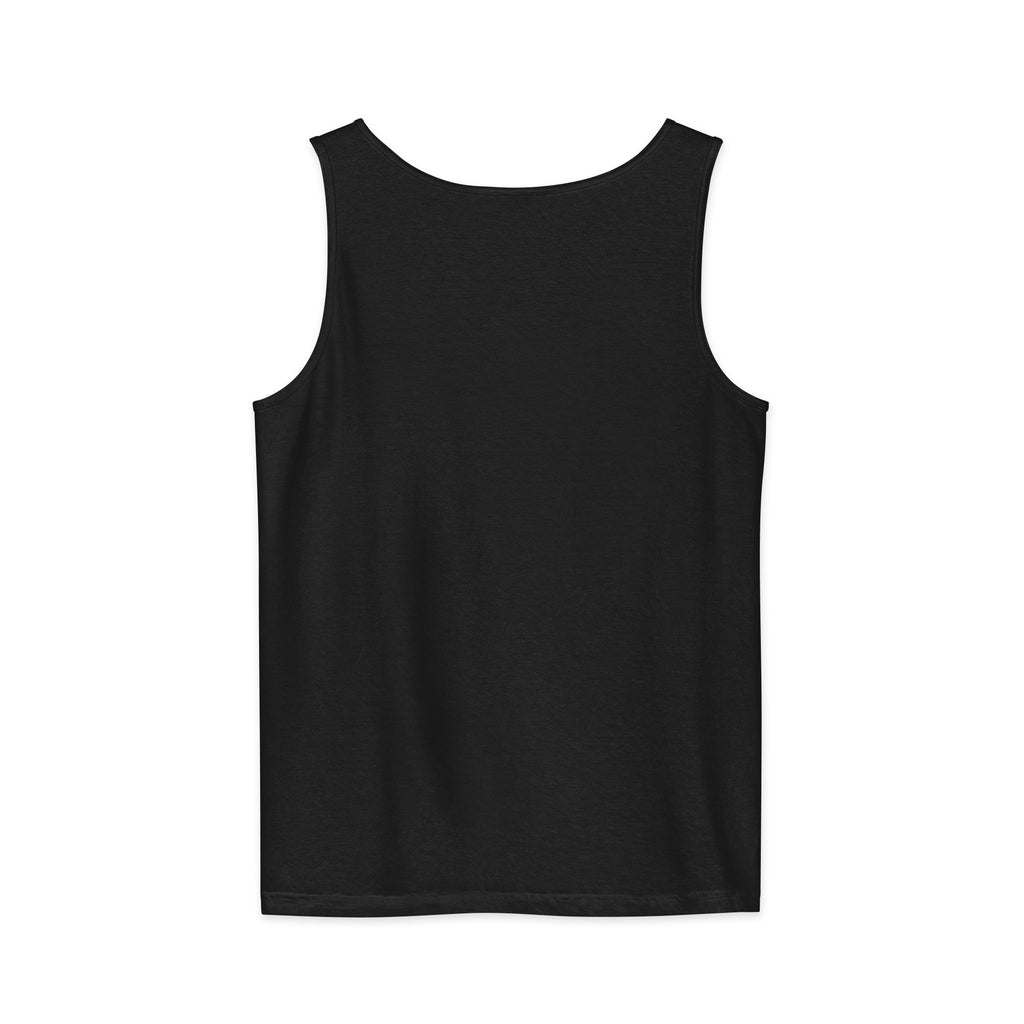 Tenacious Tribute Tank Top black back product image.