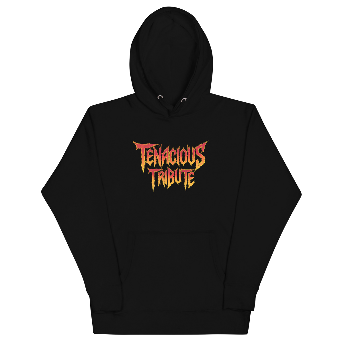 rnc4music Hoodie – Schwarz Vorderseite