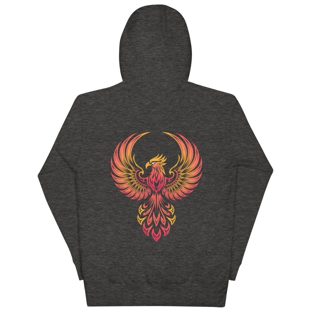 Resonance Unisex Hoodie navy side product image.