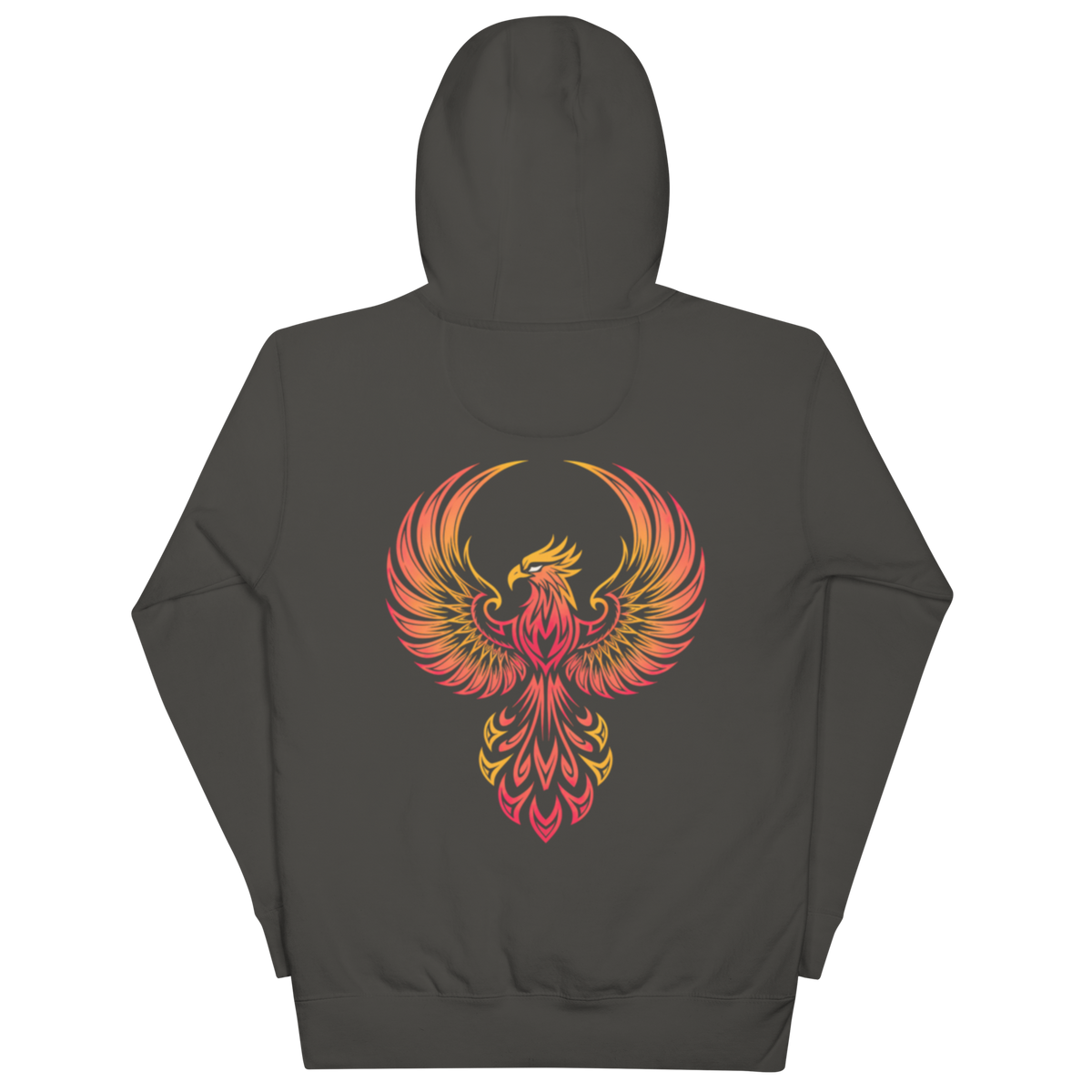 rnc4music Hoodie – Anthrazit Rückseite