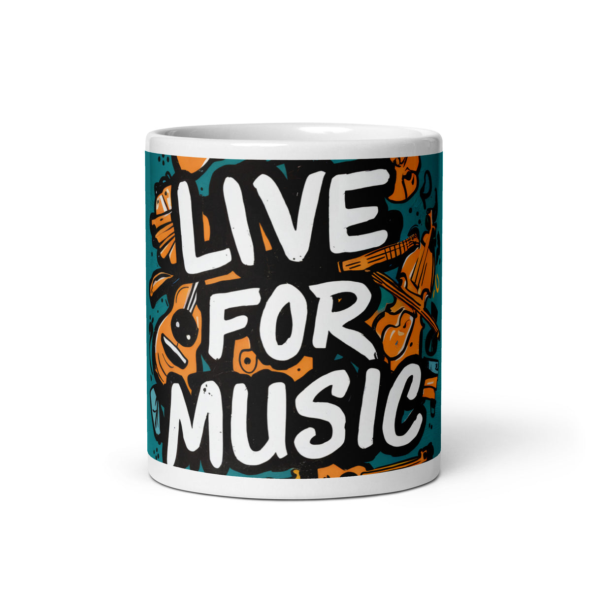 rnc4music Tasse „Live for Music“ – Produktbild 1