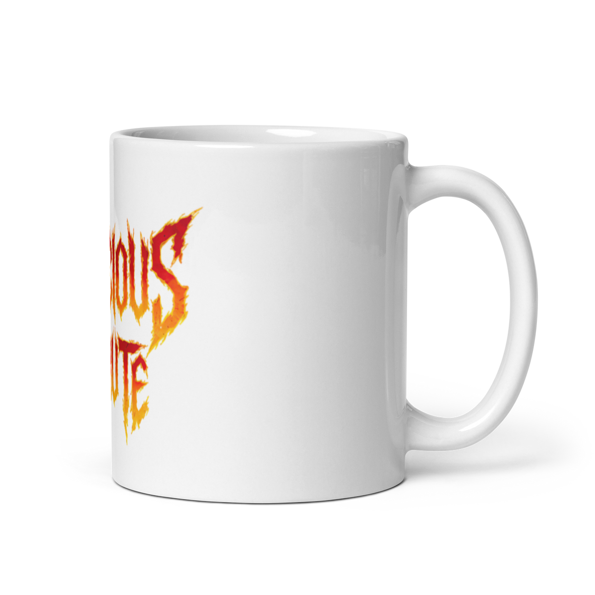rnc4music Tasse Weiß – Seitenansicht